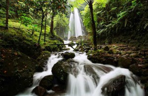 Beautiful Jumog waterfall Solo Indonesia