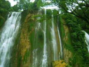Beautiful Grojogan Sewu Waterfall Indonesia
