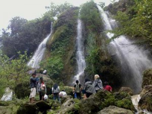 Beautiful Sri Gethuk Waterfall Indonesia