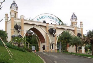 one stop recreation Kampung Gajah Wonderland Lembang Bandung