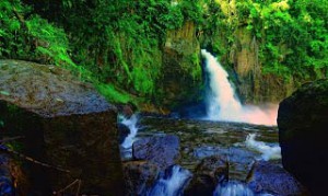 Beautiful Lae Une Waterfall Indonesia