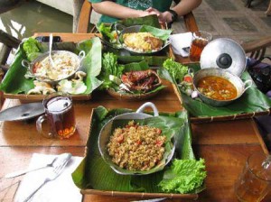 Unique restaurant Sapu Lidi Lembanf Bandung Indonesia