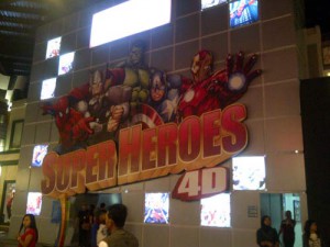 Marvel superheroes 4D Trans Studio Bandung