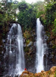Beautiful Cinulang Waterfall Indonesia