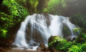 Amazing Ciputrawangi Waterfall Indonesia